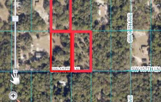 3 Adjoining Lots in Dunnellon, FL